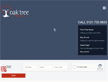 Tablet Screenshot of oaktreemortgages.com